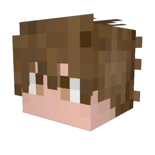 ispoketodemon Minecraft avatar head, 3D render