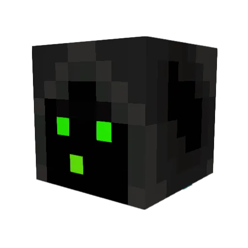 ispook13 Minecraft avatar head, 3D render