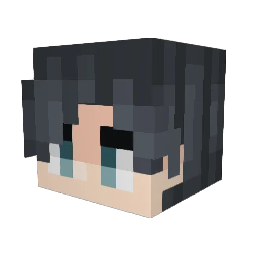 israeloppa Minecraft avatar head, 3D render