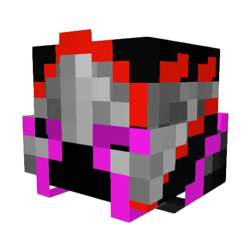 israpheI_ Minecraft avatar head, 3D render