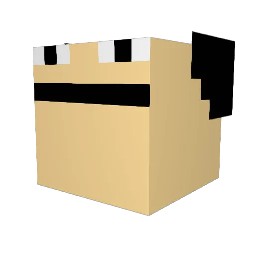 issa1348 Minecraft avatar head, 3D render