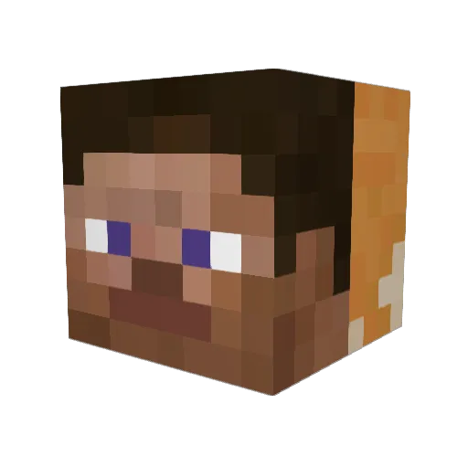 issabogfrogxp Minecraft avatar head, 3D render