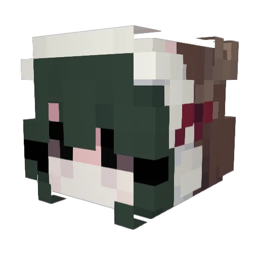 issachelbo Minecraft avatar head, 3D render