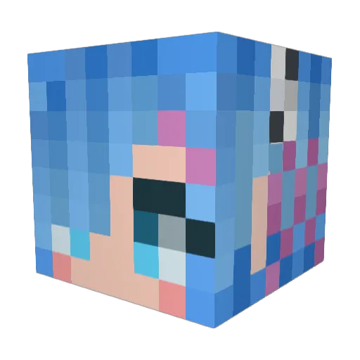 issactheginger Minecraft avatar head, 3D render