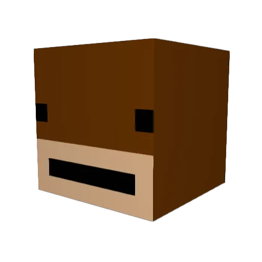 issan19 Minecraft avatar head, 3D render