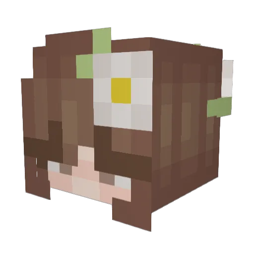 issastar Minecraft avatar head, 3D render