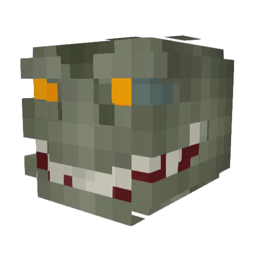 isse1234 Minecraft avatar head, 3D render