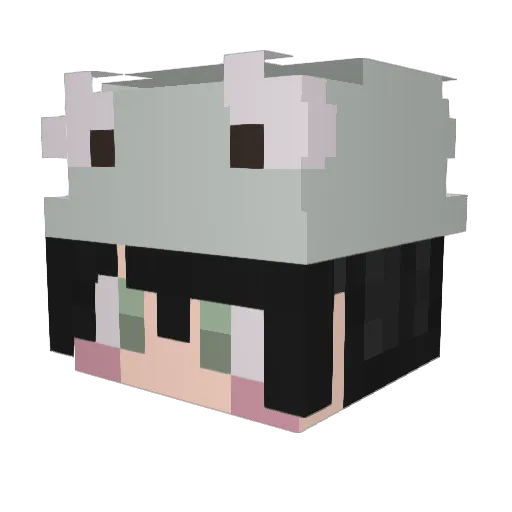issei0111 Minecraft avatar head, 3D render