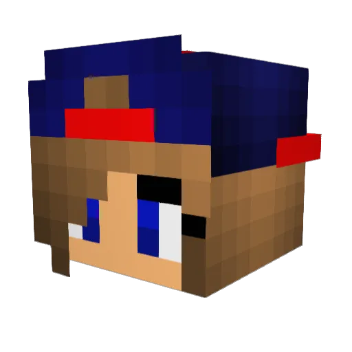 issiwizzi Minecraft avatar head, 3D render