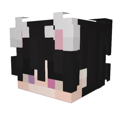 issnau Minecraft avatar head, 3D render