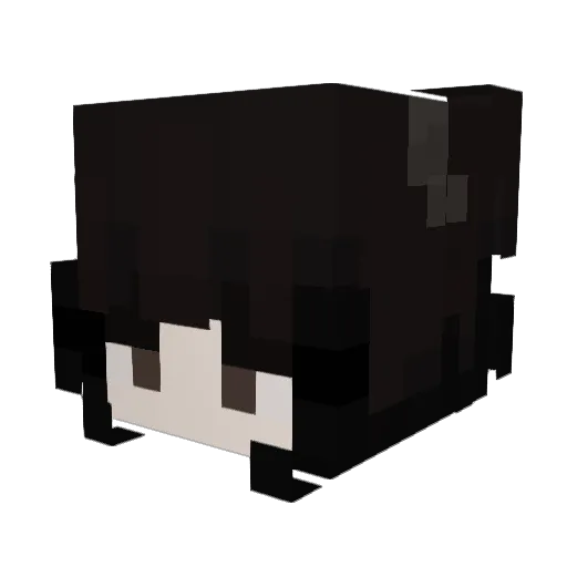 issobok Minecraft avatar head, 3D render