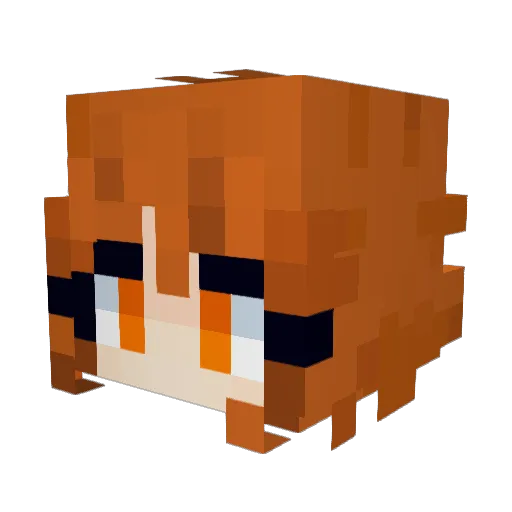 issofiar Minecraft avatar head, 3D render