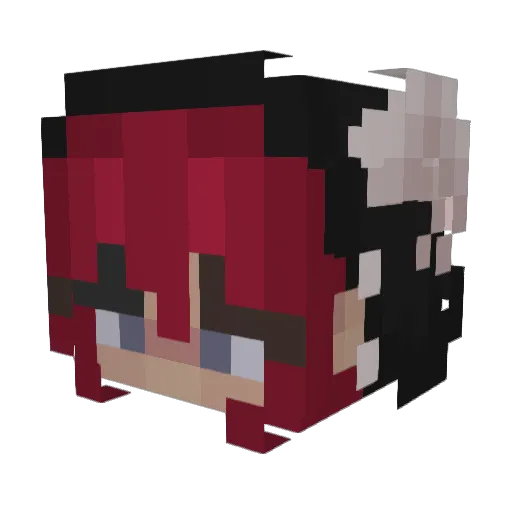 issy01684 Minecraft avatar head, 3D render