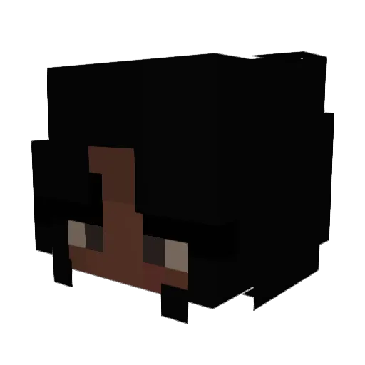 istaymoisturized Minecraft avatar head, 3D render