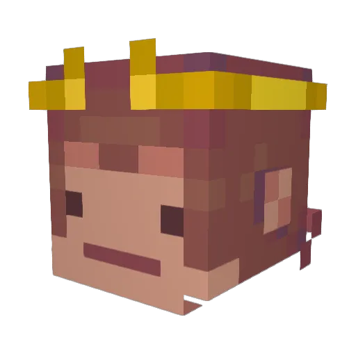 isthatumi Minecraft avatar head, 3D render