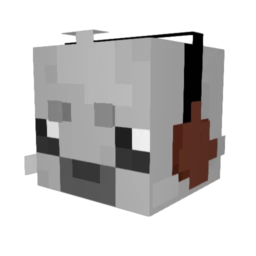 istomdrps Minecraft avatar head, 3D render