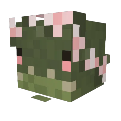 isuisha Minecraft avatar head, 3D render