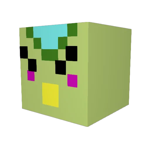 isweeney Minecraft avatar head, 3D render