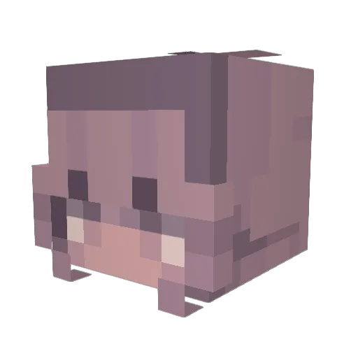isxbulla Minecraft avatar head, 3D render