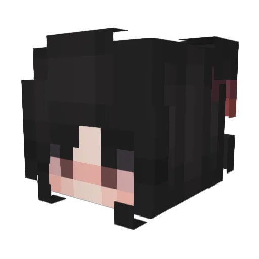 isyfml Minecraft avatar head, 3D render