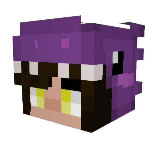 itNezzz Minecraft avatar head, 3D render
