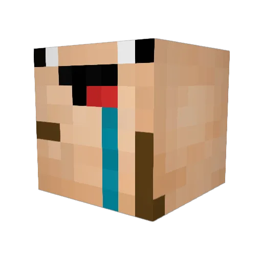 itSLiron Minecraft avatar head, 3D render