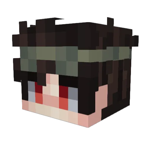 it_b_lik_that Minecraft avatar head, 3D render