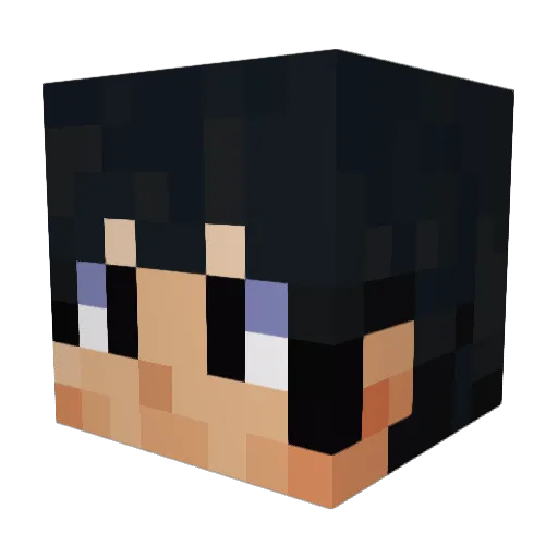 it_just_mark Minecraft avatar head, 3D render