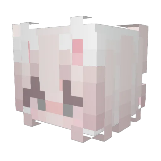 it_just_me Minecraft avatar head, 3D render