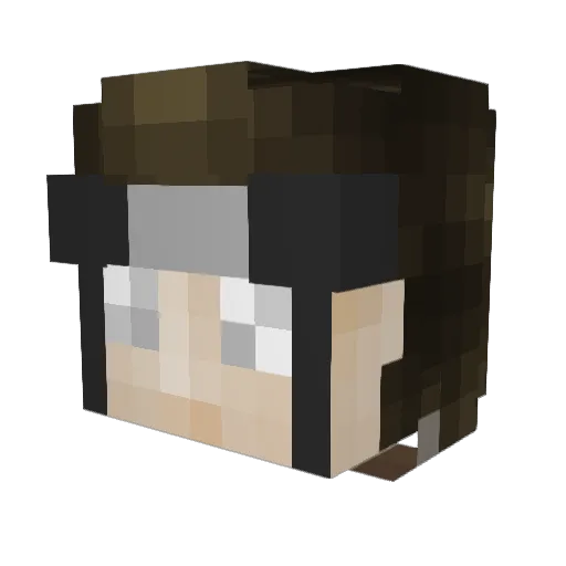 itachi432 Minecraft avatar head, 3D render