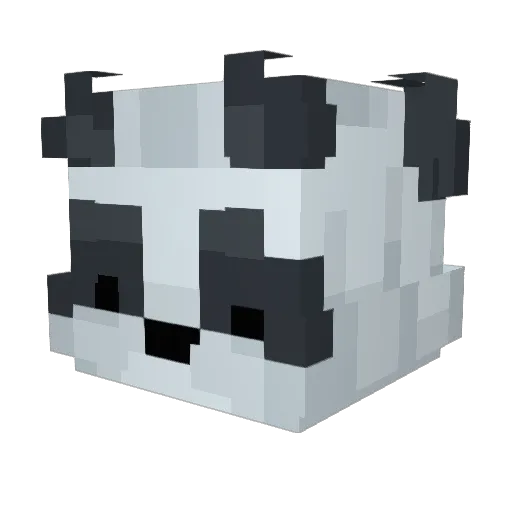 itachimizachi Minecraft avatar head, 3D render