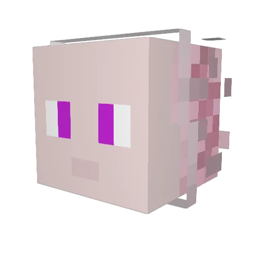 itai_22 Minecraft avatar head, 3D render