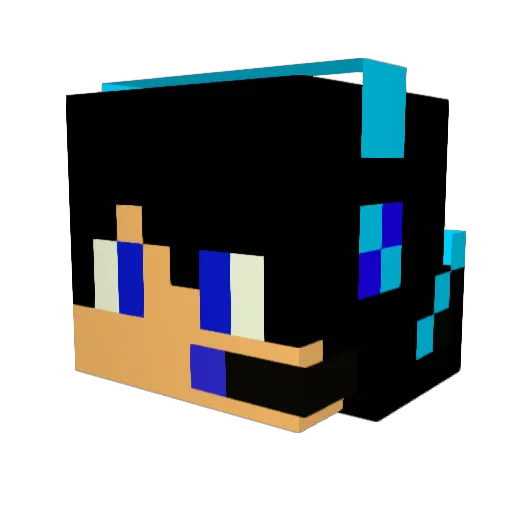 itamar9080 Minecraft avatar head, 3D render