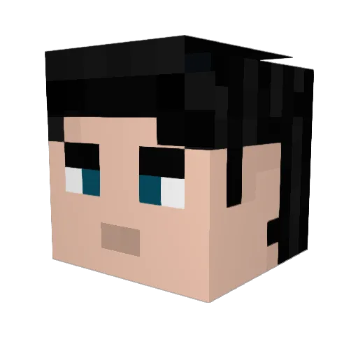 itamari2017 Minecraft avatar head, 3D render