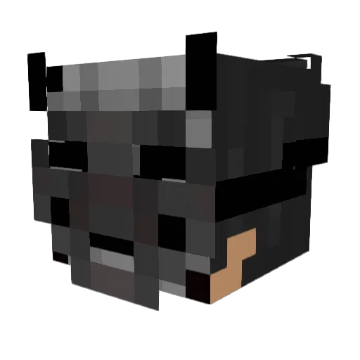 itamitkomb Minecraft avatar head, 3D render