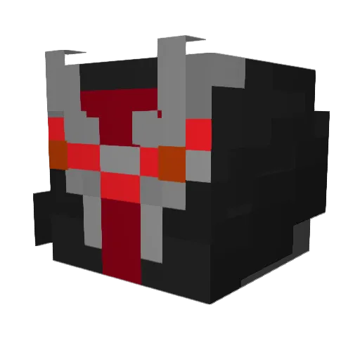 itanoa_08 Minecraft avatar head, 3D render