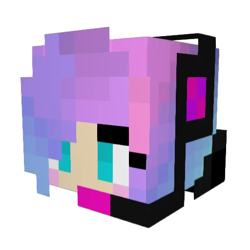 itbeobama Minecraft avatar head, 3D render
