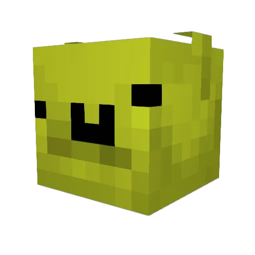 itchcream Minecraft avatar head, 3D render
