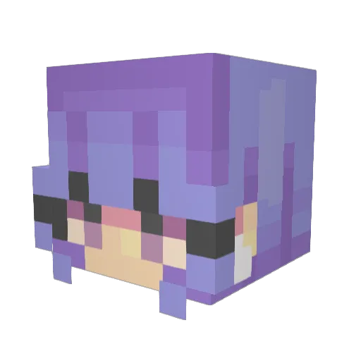 itchytoaster Minecraft avatar head, 3D render