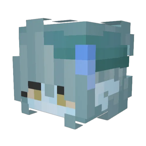 itcoffee Minecraft avatar head, 3D render