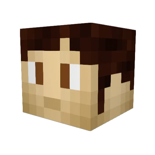 ithankyou11 Minecraft avatar head, 3D render