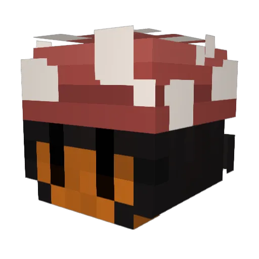 ithinkchan Minecraft avatar head, 3D render
