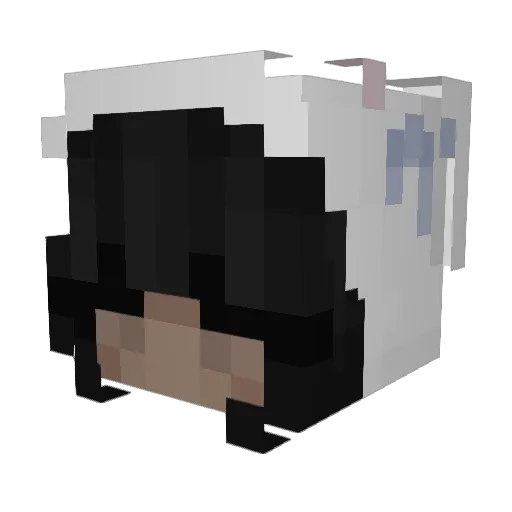 itizmio Minecraft avatar head, 3D render