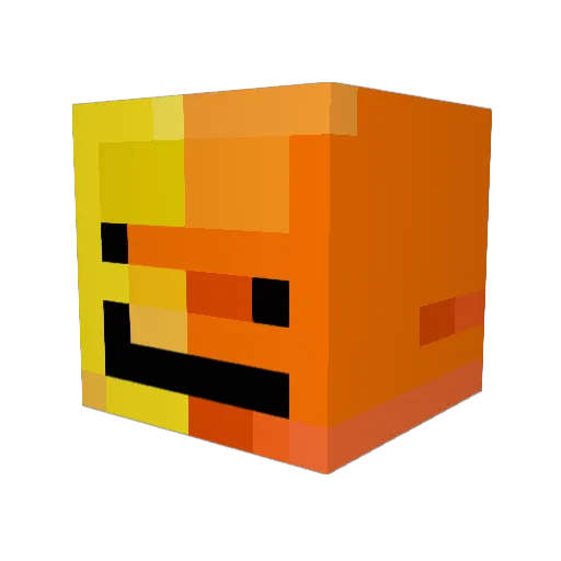 itizoutlaw Minecraft avatar head, 3D render