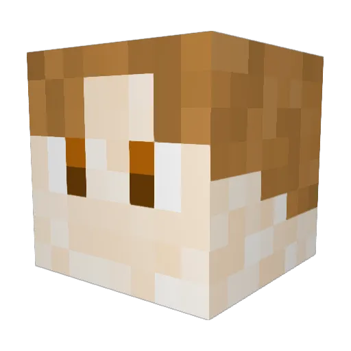 itjaii Minecraft avatar head, 3D render
