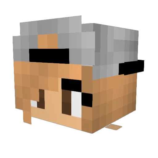 itka98 Minecraft avatar head, 3D render