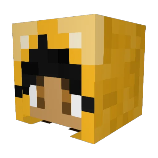 itmetakki Minecraft avatar head, 3D render