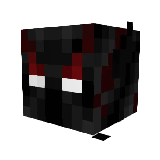 ito725 Minecraft avatar head, 3D render