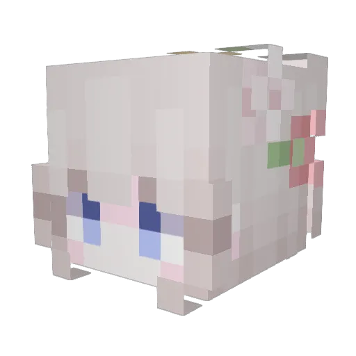 itochan11 Minecraft avatar head, 3D render