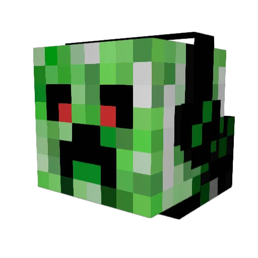 itoken3d Minecraft avatar head, 3D render